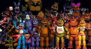 Create meme: animatronics fnaf, five nights at Freddy's, animatronics from fnaf