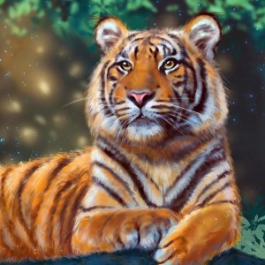 Create meme: tiger large, animals tiger, tiger