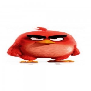 Create meme: red from angry birds