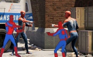 Create meme: spiderman meme, marvel s spider man, spider man 