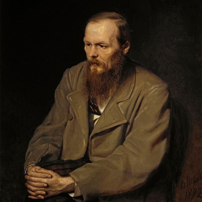 Create meme: portrait of dostoevsky kramskoy, fyodor Mikhailovich Dostoevsky, Perov portrait of Dostoyevsky