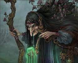 Create meme: Baba Yaga in Ancient Slavic mythology, The evil Baba Yaga, The forest witch Baba Yaga