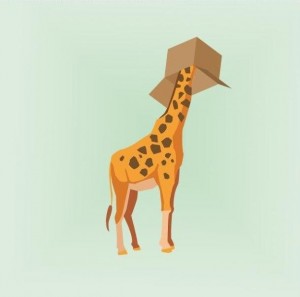 Создать мем: жираф flat, жираф флэт, мультяшные жираф