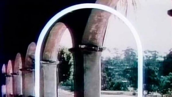Create meme: the arch from santa barbara, Santa Barbara arch from the TV series, santa barbara TV series gate