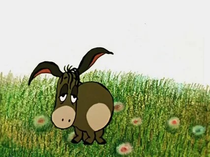 Create meme: the donkey from winnie the pooh, Winnie the Pooh Eeyore, donkey winnie the pooh