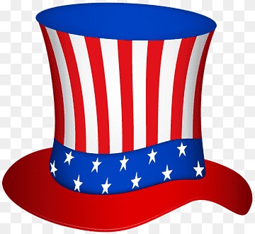 Create meme: uncle sam's hat, uncle Sam , uncle sam's hat on a white background