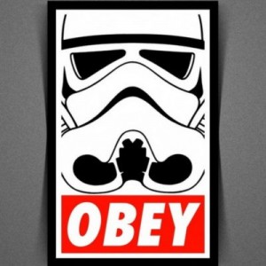 Создать мем: star wars stickers, obey, arc troopers - obey