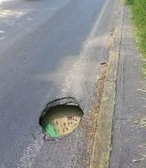 Create meme: a hole in the asphalt, pikabu monster, a hole in the asphalt