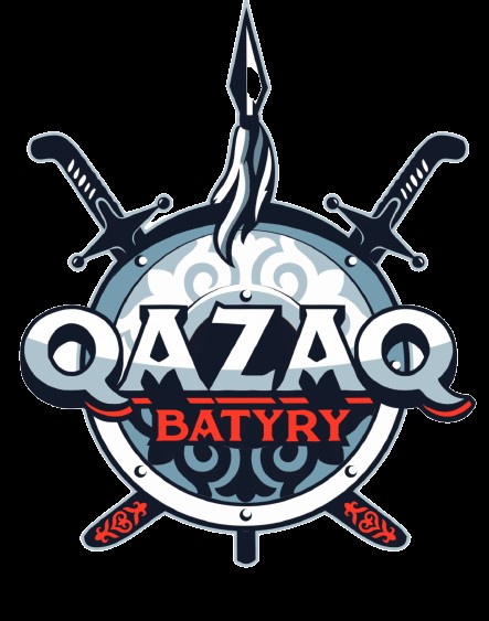 Create meme: logo kazakh hero, male , qazaq logo