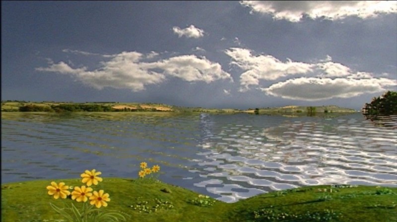Create meme: big lake, Bolshoe Sharypovskiy lake, lake parnoe Sharypovskiy