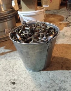 Create meme: bucket, a bucket of nuts, the bucket of bolts pictures