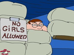 Create meme: Peter Griffin, no girls allowed meme, The griffins