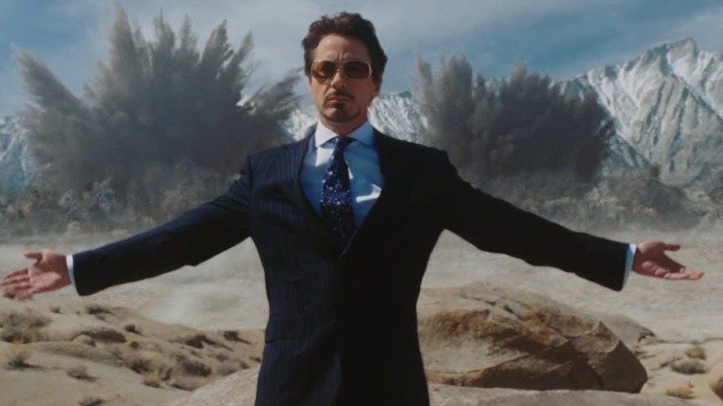 Create meme: Tony stark explosion , news, iron man 