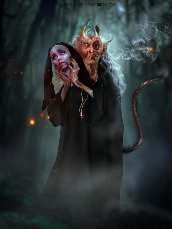 Create meme: mystical witch old woman, the witch is scary, Satan 