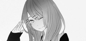 Создать мем: аниме тян плачет и пытается улыбнуться для срисовки, грустные аниме, рисунки аниме