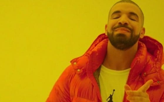 Create meme: Drake , rapper Drake meme, Drake meme original