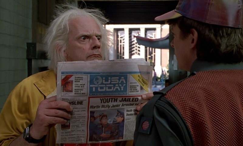 Create meme: back to the future , back to the future 2 , meme back to the future