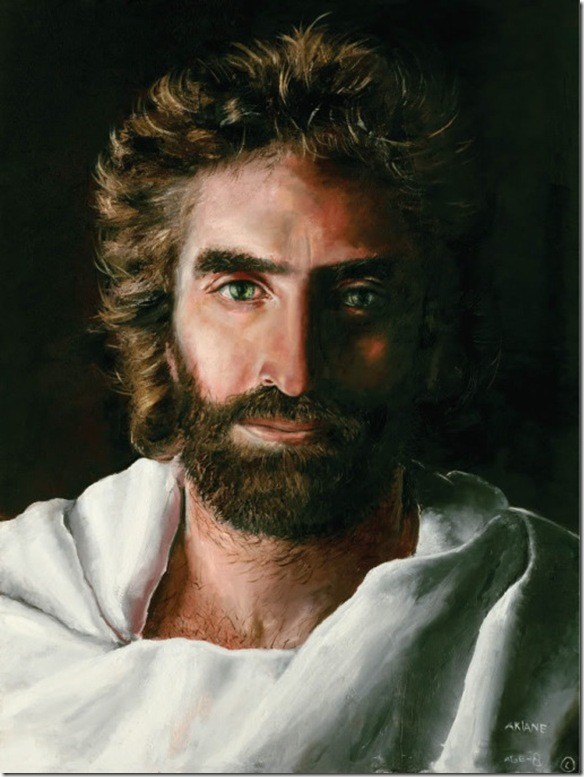 Создать мем: иисус живопись, иисус портрет, акиана крамарик иисус