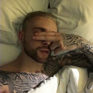 Create meme: Egor creed tattoo