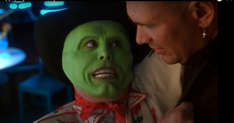 Create meme: Jim Carrey , Niko's mask movie, jim carrey mask fragments