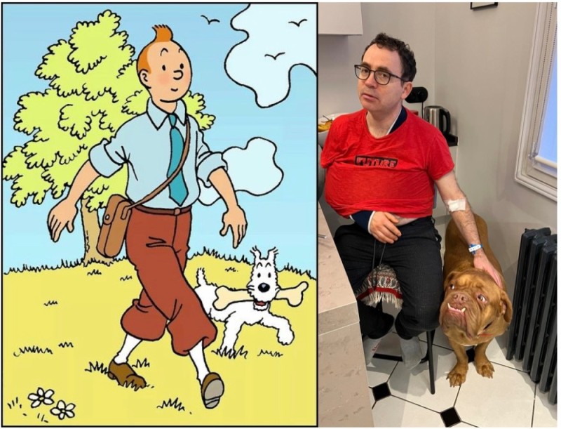 Create meme: Tintin , the hero of the French comics Tintin, milou tintin