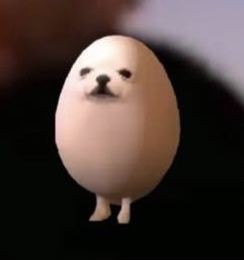 Создать мем: яйца прикол, собака и яйцо мем, eggdog н