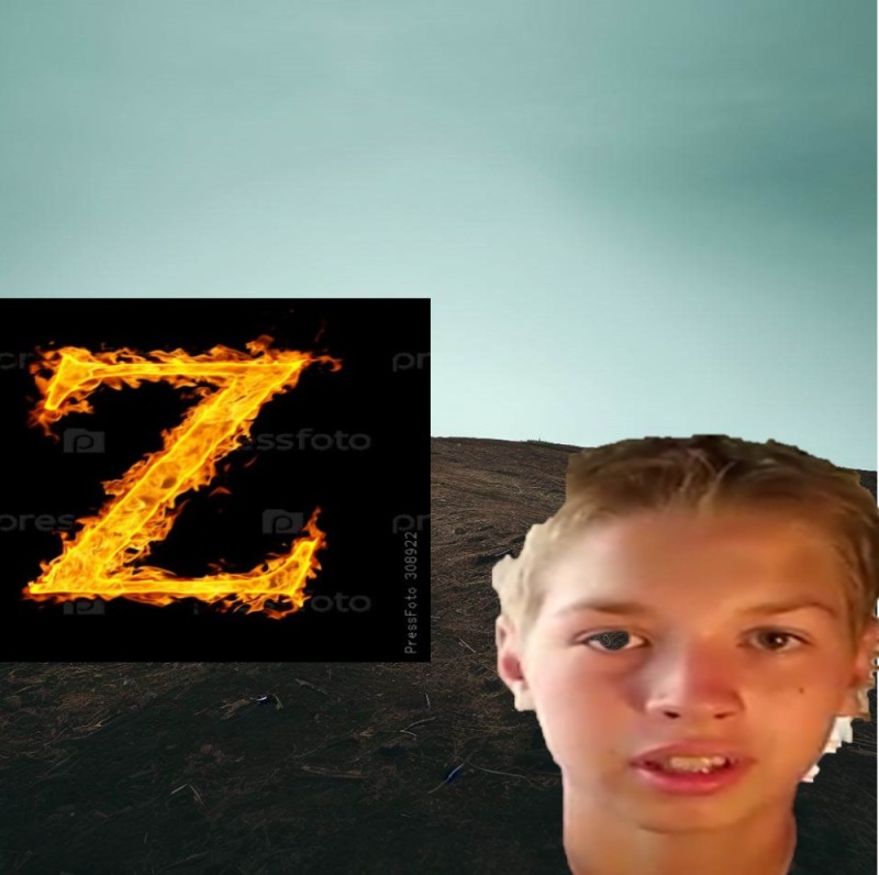 Create meme: the letters z, fire letter z, people 
