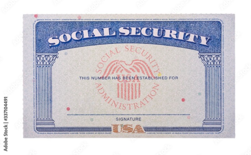 Создать мем: social security card, номер социального страхования, банкноты сша