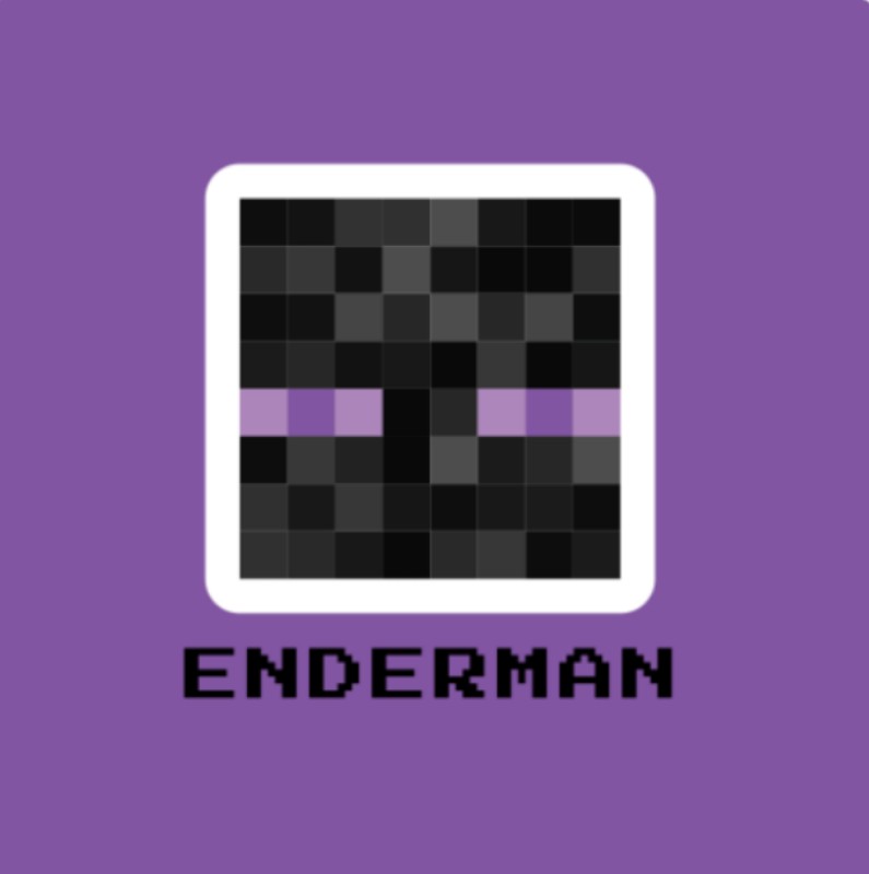 Create meme: minecraft logo, enderman from minecraft, minecraft 