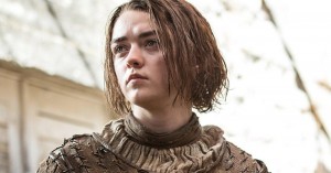Create meme: Arya stark, the many faces of God, Arya stark before and after, Maisie Williams game of thrones