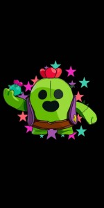 Create meme: Brawl Stars, spike from brawl, the spike brawl stars