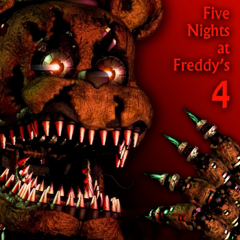 Создать мем: фнаф кошмарный фредди, игра игра five nights at freddys 4, пять ночей с фредди 4