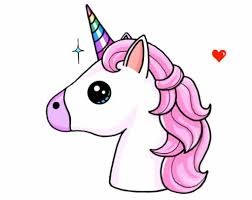 Create meme: unicorns cute, the unicorn Emoji, cute unicorn drawing
