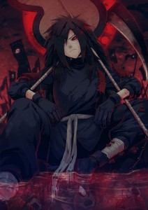 Создать мем: мадара учиха на троне, uchiha, uchiha madara