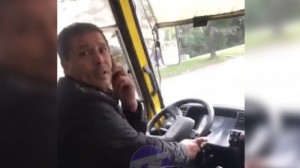 Create meme: Kirghiz bus driver, driver, the bus driver