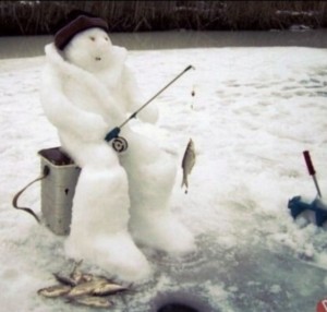 Create meme: winter fishing, winter fishing for pike, winter fishing fun