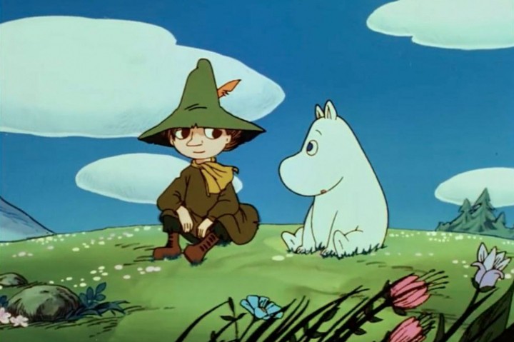 Create meme: Mumiy Troll, snufkin valley of the moomins, cartoon mummy troll