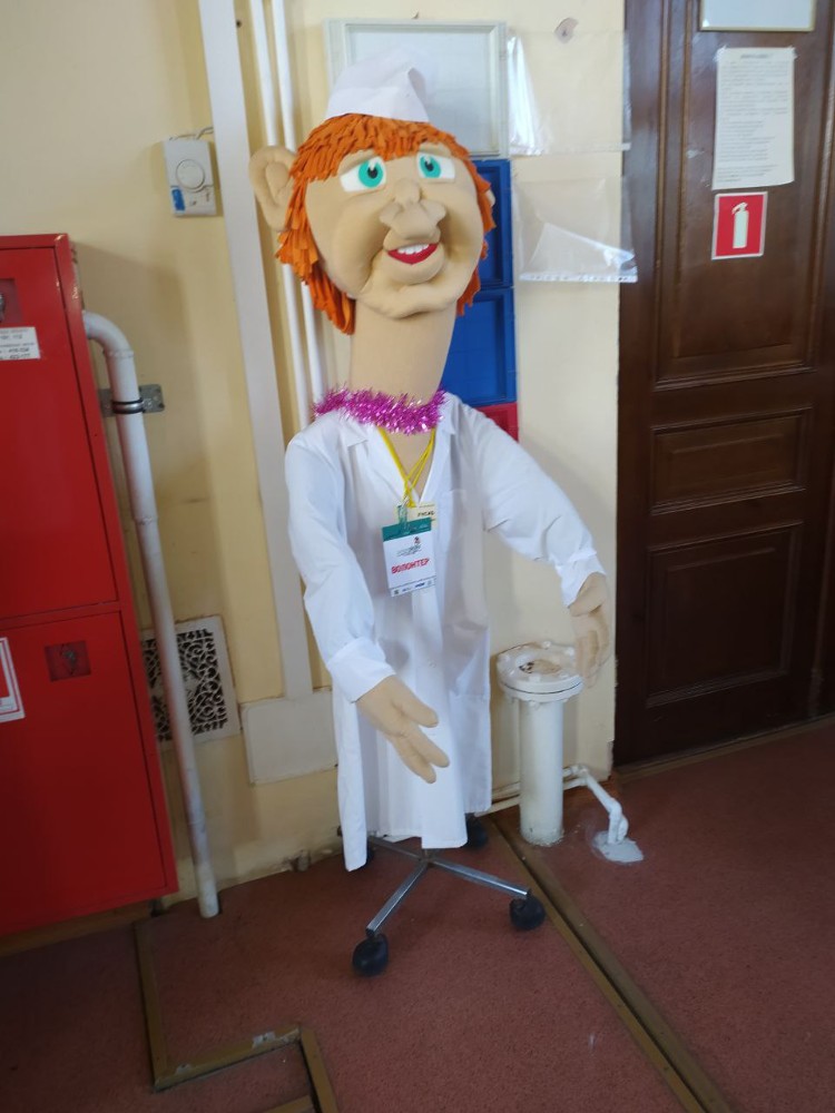 Create meme: A life-size doll doctor, The growth doll is a doctor, The doll is a doctor