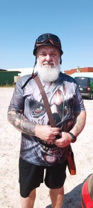 Создать мем: бородатый байкер, мужчина, мотоклуб guardsman ле мс ivanovoэмблема