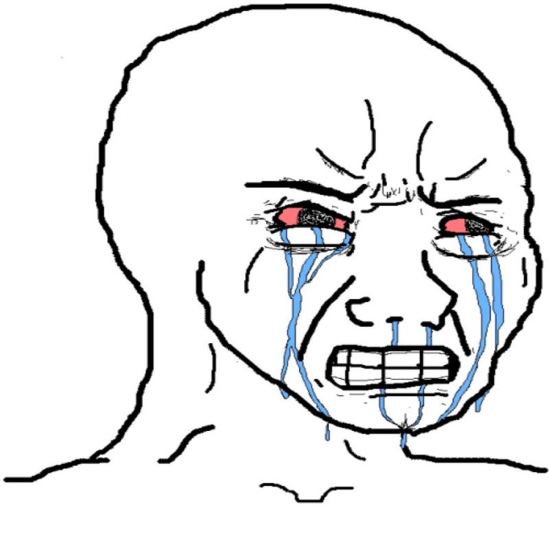 Create meme: crying meme , crying wojak, wojak 