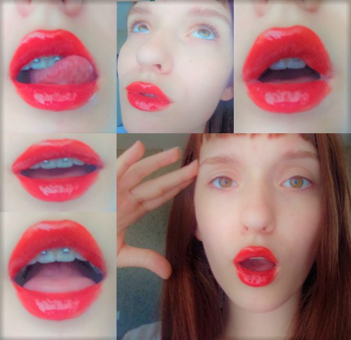 Create meme: matte lipstick, lipstick lip film, lips painted with lipstick