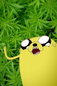 Create meme: weed, adventure time, MY