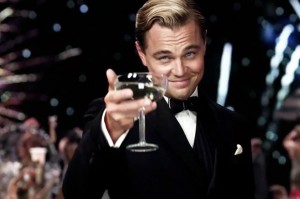 Create meme: Gatsby glass, Leonardo DiCaprio the great Gatsby, meme the great Gatsby