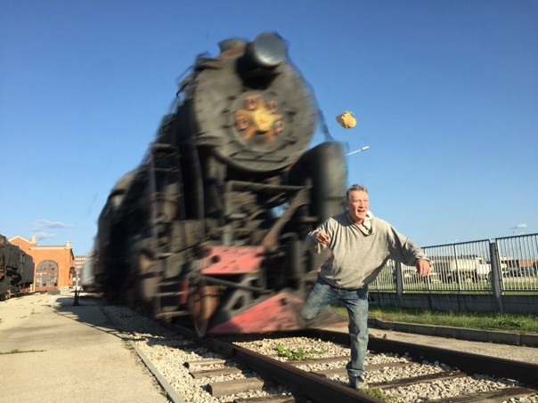 Create meme: ahead of the locomotive, feet , steam locomotive lebedyanka