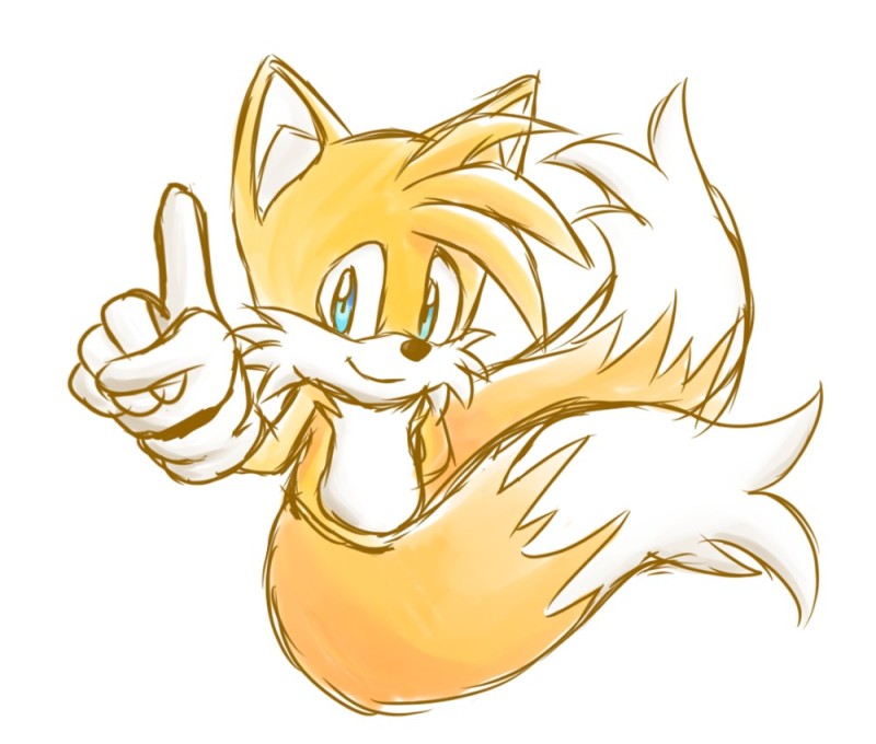 Create meme: Miles "Tails" Prawer, tails spike, tails the fox