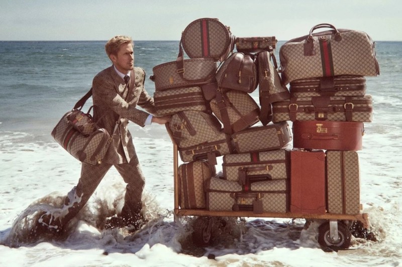 Create meme: ryan gosling 2022, suitcase at sea, vintage suitcase