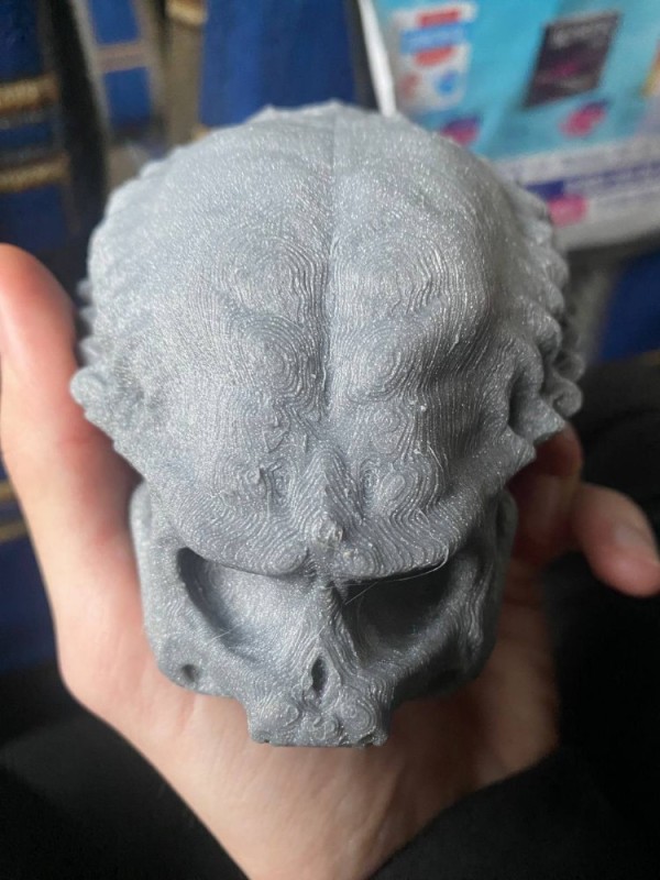 Создать мем: черепа, череп из пластилина, маска хищника pepakura