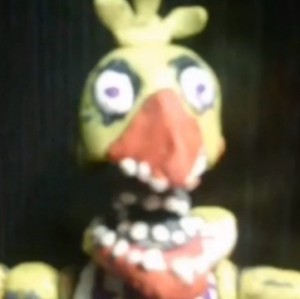 Create meme: Chica and toy Chica, the Chica