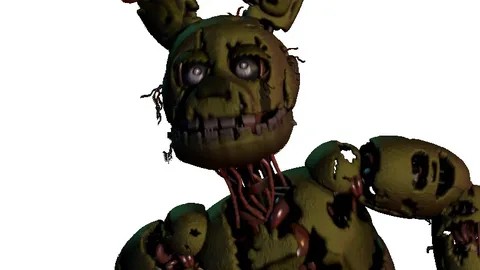 Create meme: springtrap without a mask, springtrap animatronik, five nights at freddy's 3