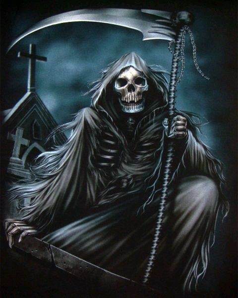 Create meme: the grim Reaper , bony death, santa muerte